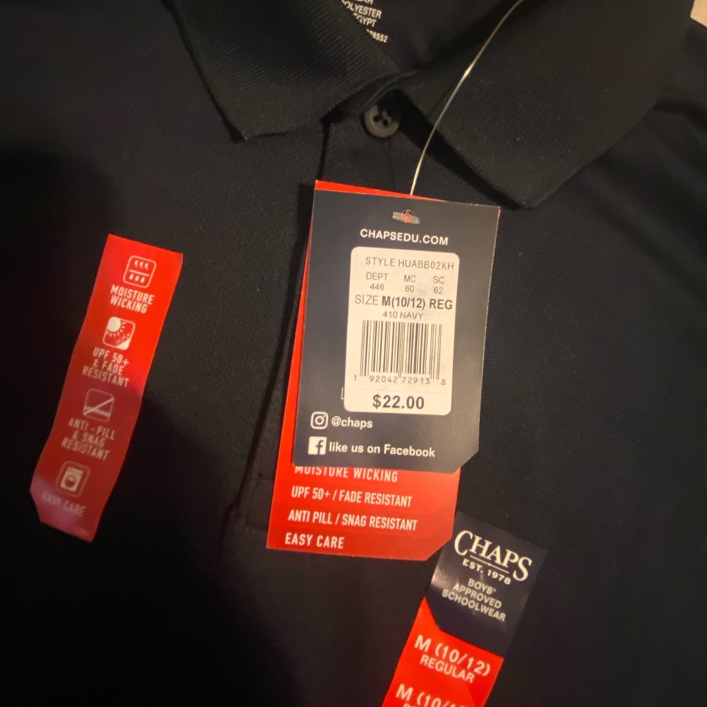 New school polo shirt